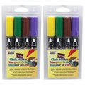 Marvy Uchida Fine Tip Chalk Markers, Set 4M, 4 Metallic Colors Per Pack, 8PK 4804D